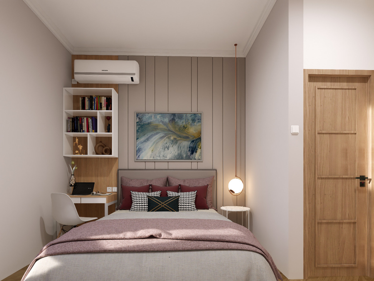 kamar tidur Perumahan Cluster nDalem Menowo Magelang