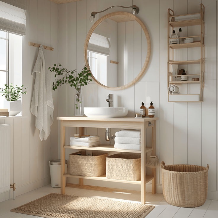 kamar mandi model Scandinavia (foto: pinterest)