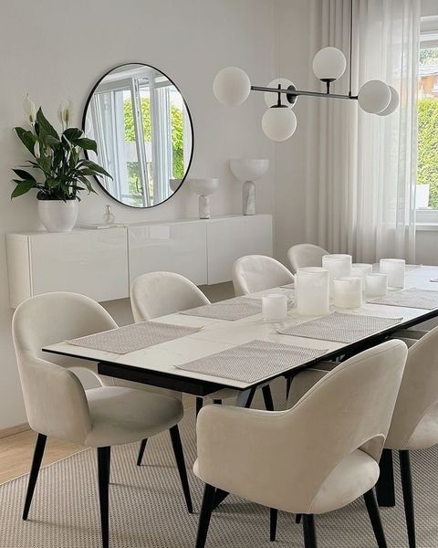 meja makan besar modern (foto: pinterest)